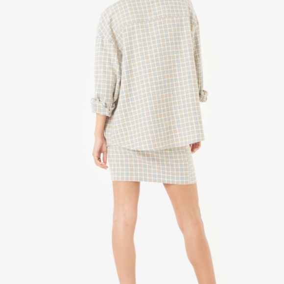 NWOT Paper Crane Oversized Flannel Shirt Jacket - Picture 7 of 7